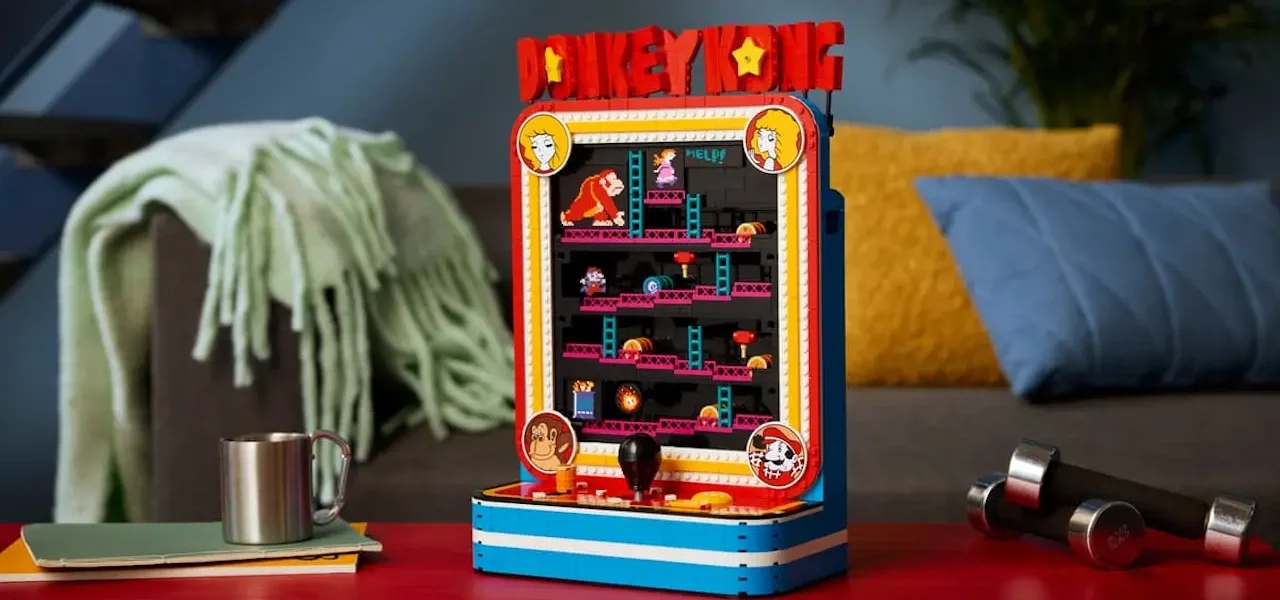 El nuevo set LEGO Donkey Kong Arcade pega en la nostalgia y lo queremos LEGO Donkey Kong Arcade