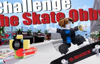 Casio G-SHOCK lanza relojes virtuales y un mundo de skate en Roblox
