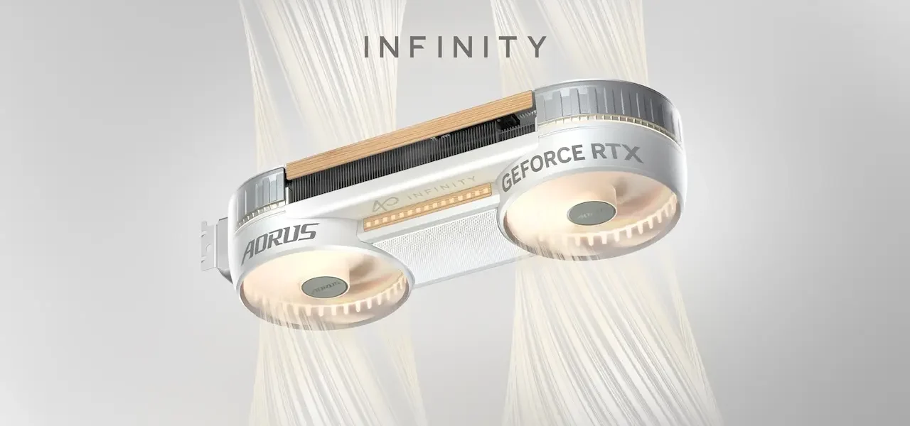 GIGABYTE presenta tarjetas gráficas AORUS GeForce RTX 50 INFINITY AORUS GeForce RTX 50 INFINITY 5080