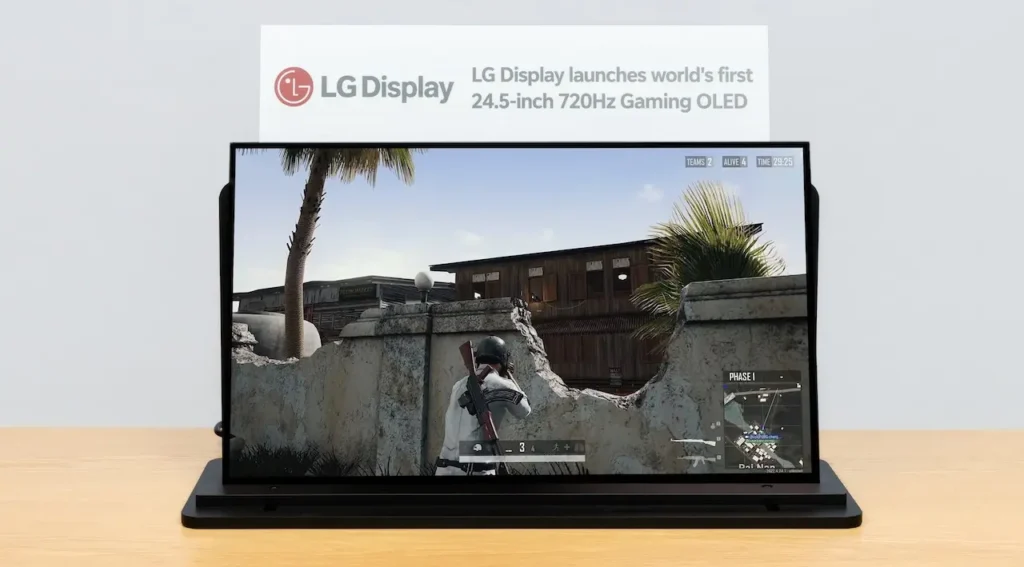 LG Display OLED 24.5 720 Hz caracteristicas