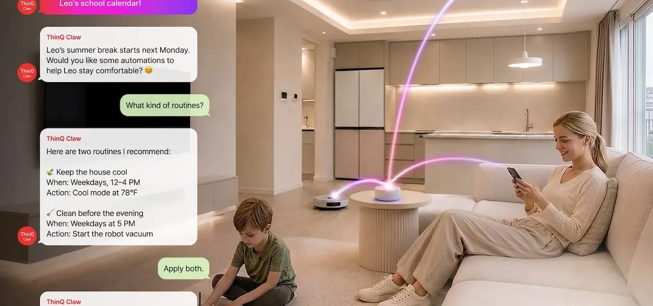El hogar inteligente de LG sorprende en IFA 2026 y también muestra ThinQ Claw LG Hogar inteligente IFA 2026 ThinQ Claw