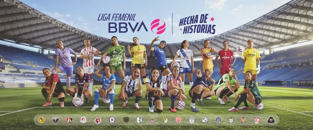 Liga Femenil BBVA equipos Hecha de historias