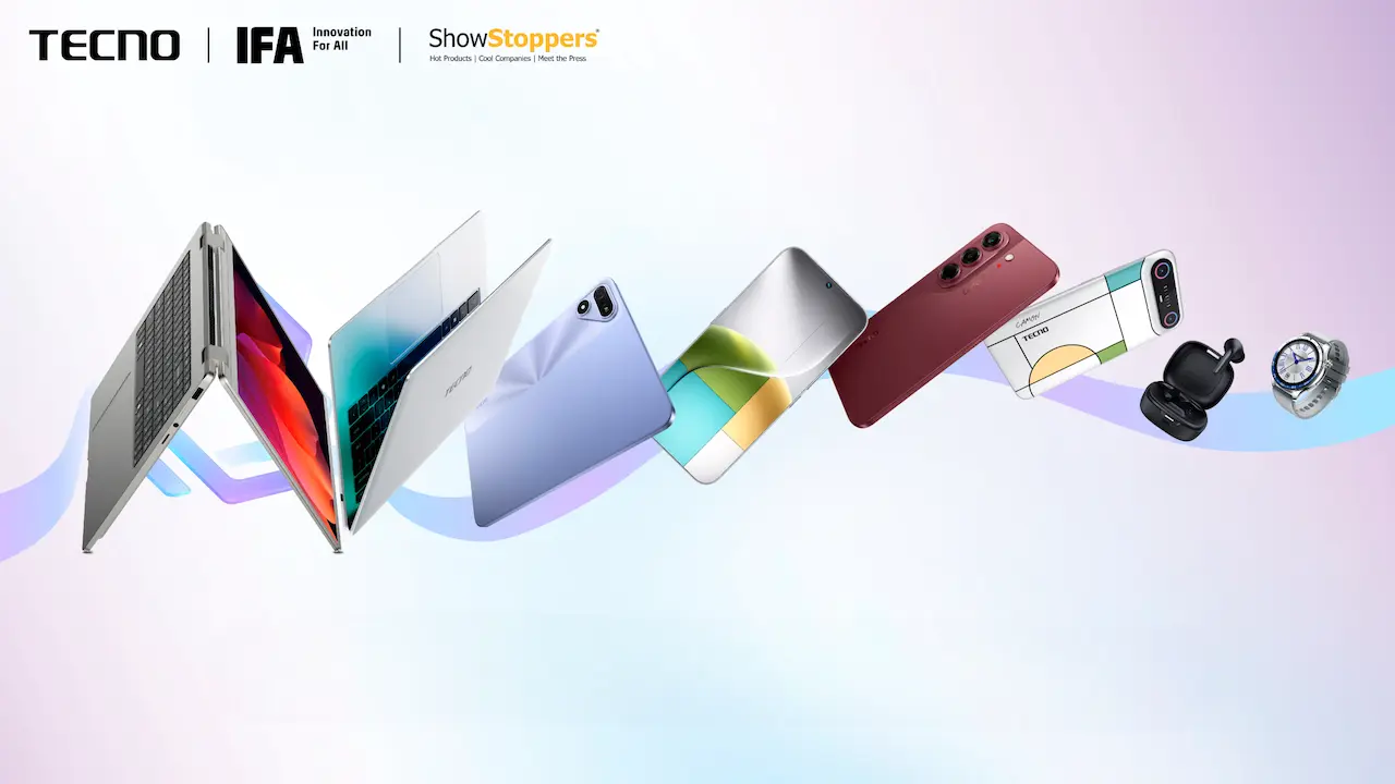 TECNO Announces New Laptops Smartphones and Tablets at IFA 2026 - News Directory 3