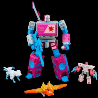 Transformers x Jem and the Holograms el nuevo crossover de Hasbro Transformers x Jem and the Holograms Blaster robot