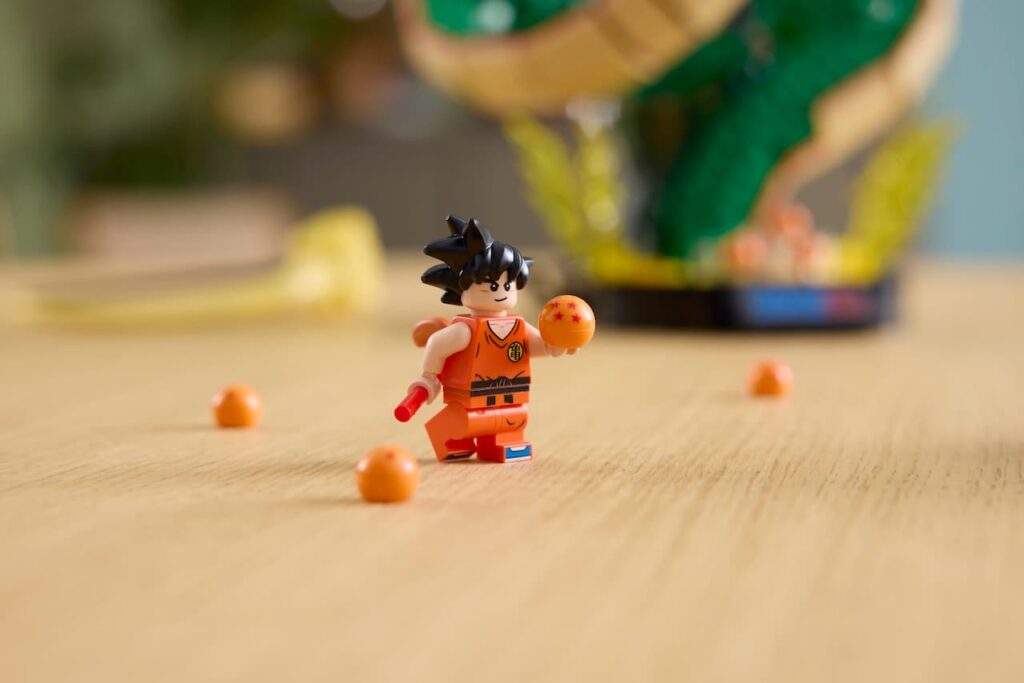 lego dragon ball shenron y goku esferas