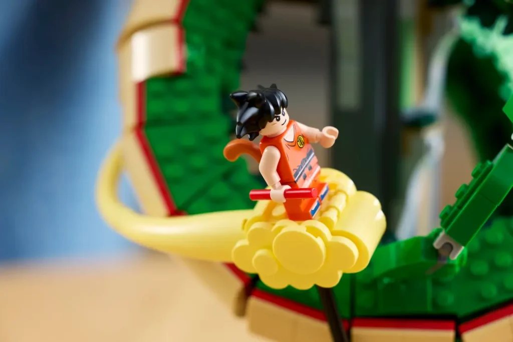 lego dragon ball shenron y goku nube