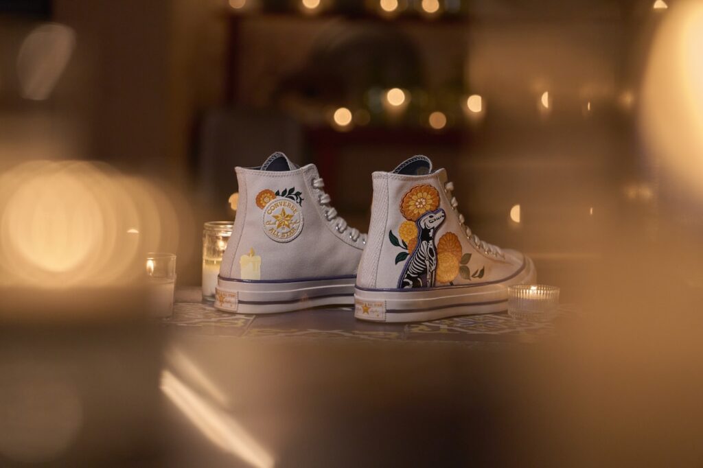 Converse Chuck 70 Día de Muertos blancos