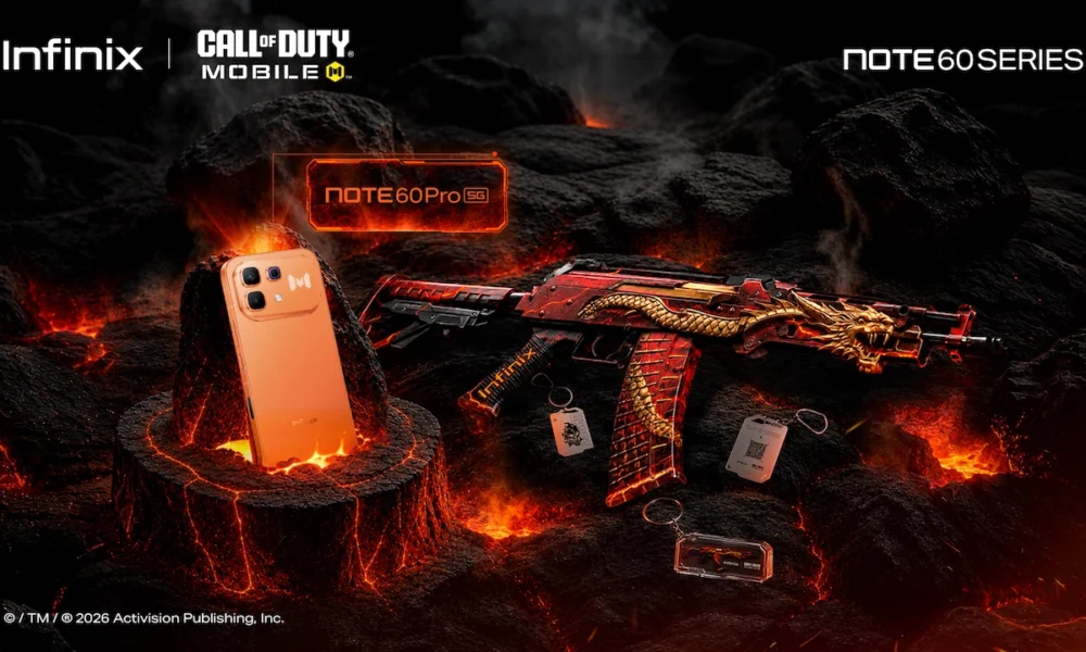 Cómo desbloquear la skin de arma Crimson Dragon Rift en Call of Duty: Mobile Crimson Dragon Rift Infinix x Call Of Duty Mobile