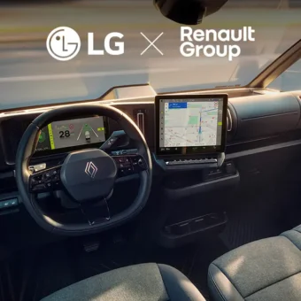 Tecnología de LG en el primer vehículo definido por software de Renault Group LG x Renault vehículo definido por software