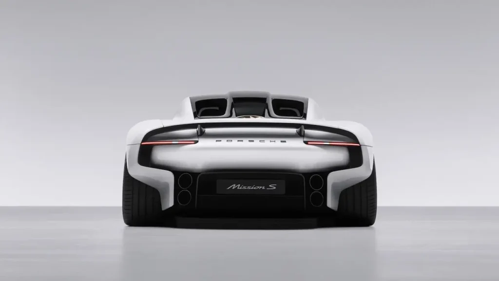Porsche Mission S trasera