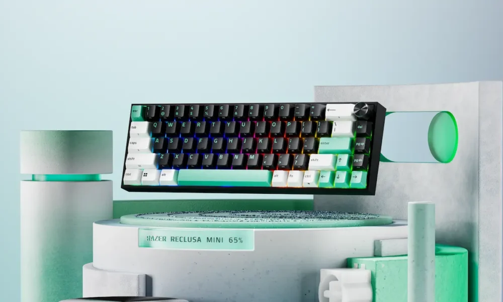 Razer presenta el teclado Reclusa Mini 65 con switches Hall Effect y 8000 Hz Reclusa Mini 65