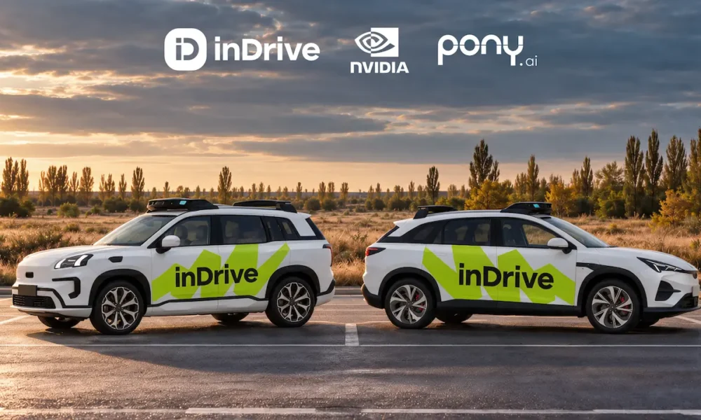inDrive NVIDIA y Ponyai robotaxis Latinoamerica