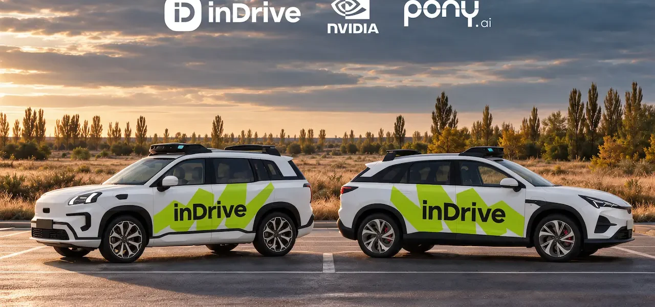 inDrive NVIDIA y Ponyai robotaxis Latinoamerica