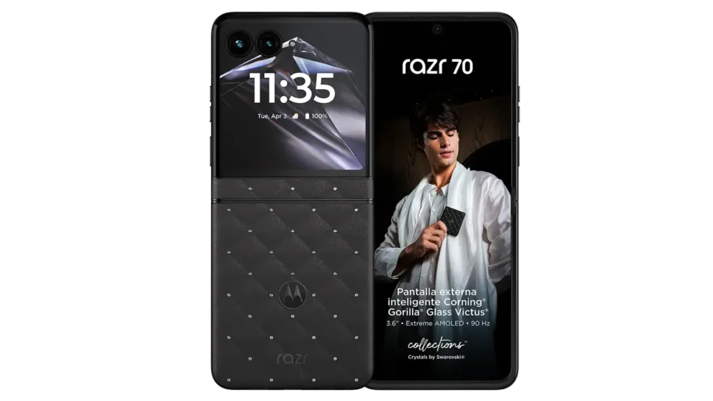 motorola razr 70 con cristales Swarovski precio